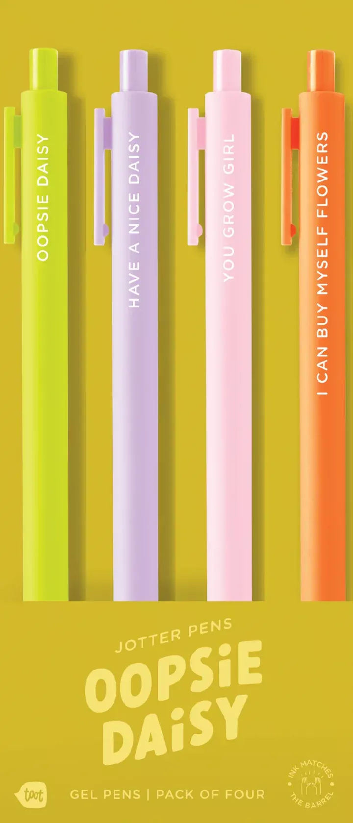 Jotter Sets 4 Pack - Oopsie Daisy