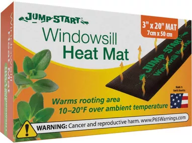 Jumpstart Seedling Windowsill Heat Mat 3"x20"