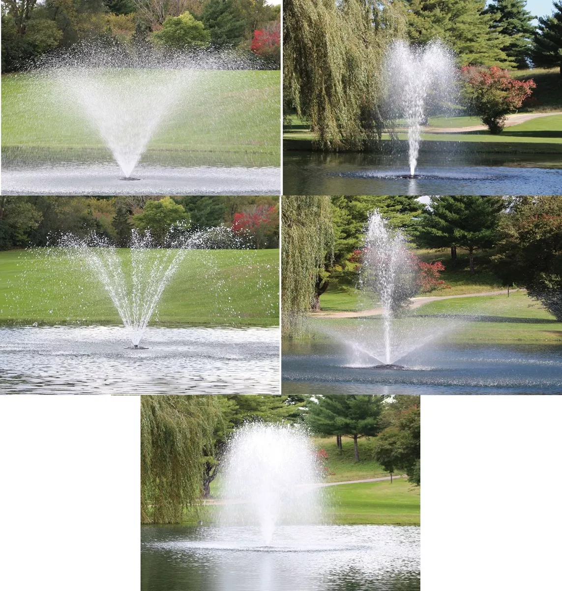 Kasco 5-Pattern Aerating Fountain - 3/4 hp