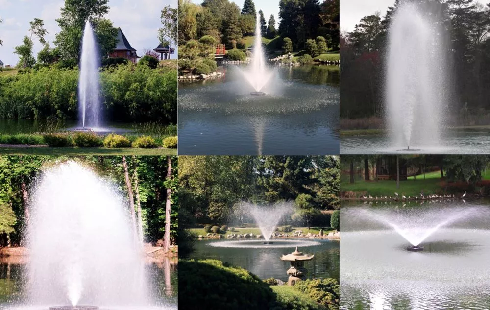 Kasco J-Series 6-Pattern Decorative Aerating Fountain - 2 HP - 8400JF