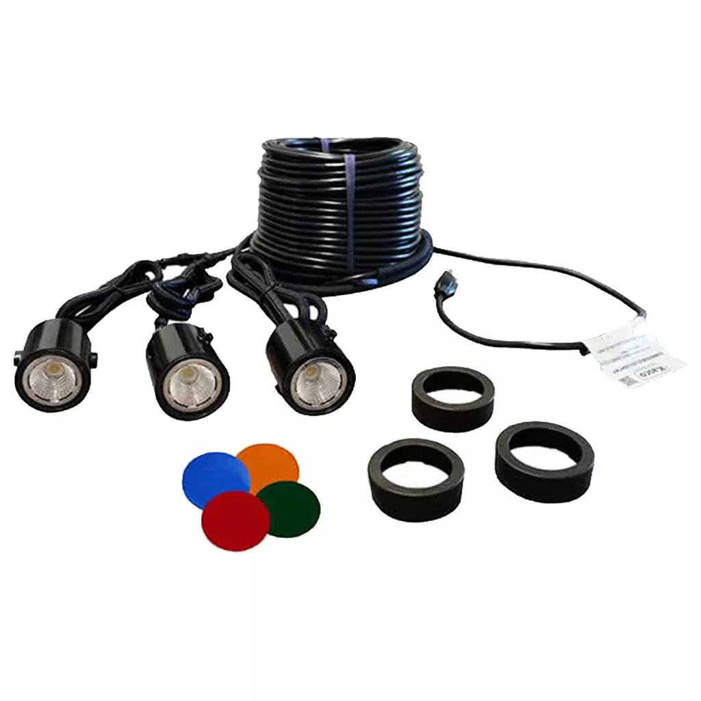 Kasco Marine 3-Fixture LED Composite Lighting Kit For Pond Fountains