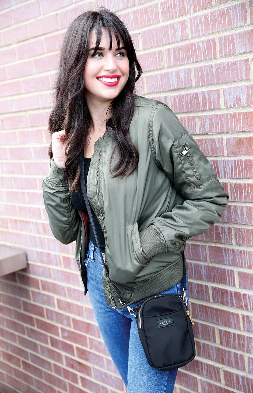 Kedzie Black Crossbody Bag