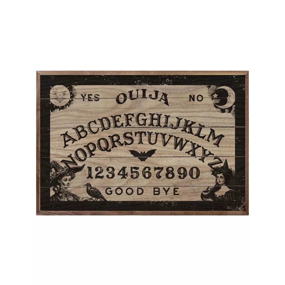 Kendrick Home, Ouija Board Art, 24'' x 16''