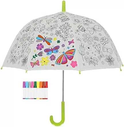 Kid’s PIY Flower & Butterfly Umbrella