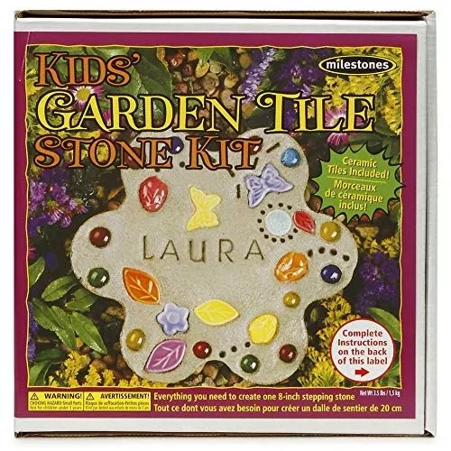 Kids Garden Tile Stepping Stone Kit