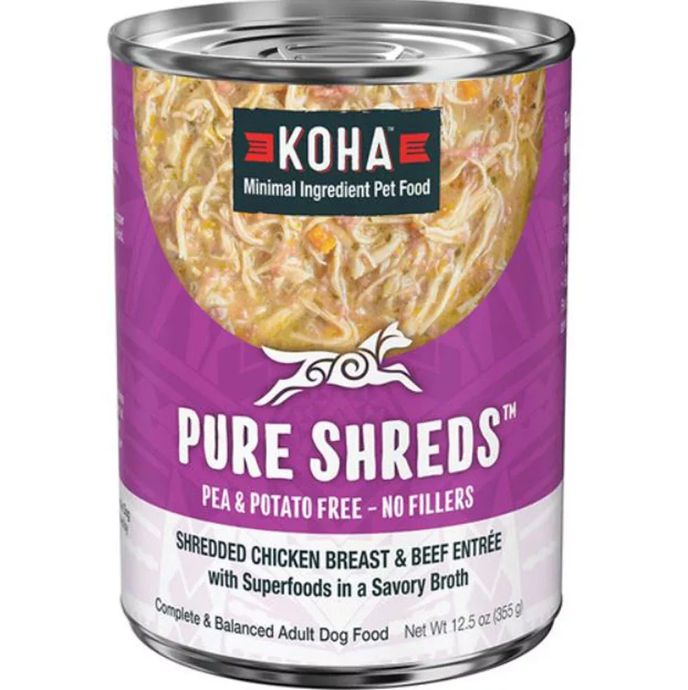 Koha, GF Shredded Chicken/Beef Recipe, 12.5 oz.