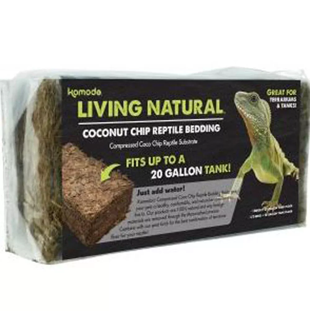 Komodo, Coconut Coir Chip Brick, 10 Gal Tank