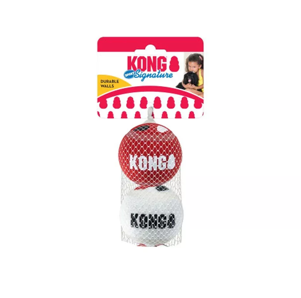 Kong, Signature Sport Ball, 2pk, Medium