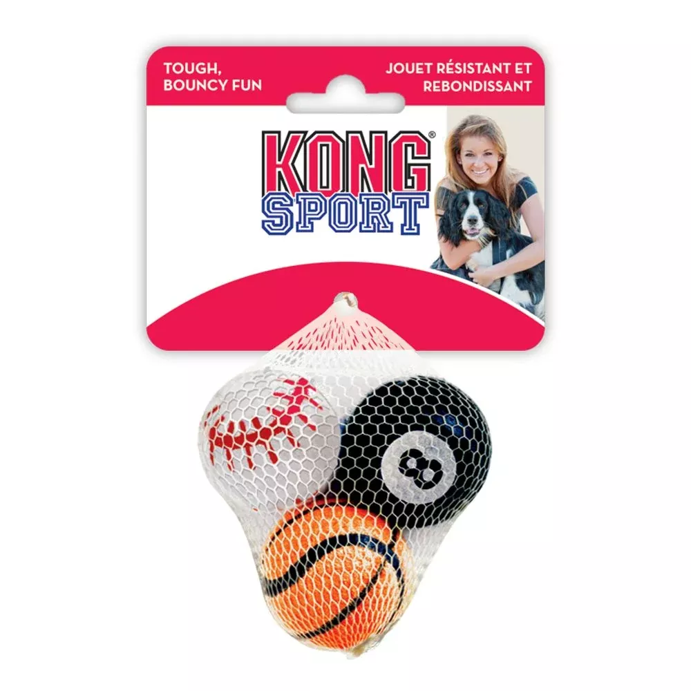 Kong, Sport Balls, 3pk, Small