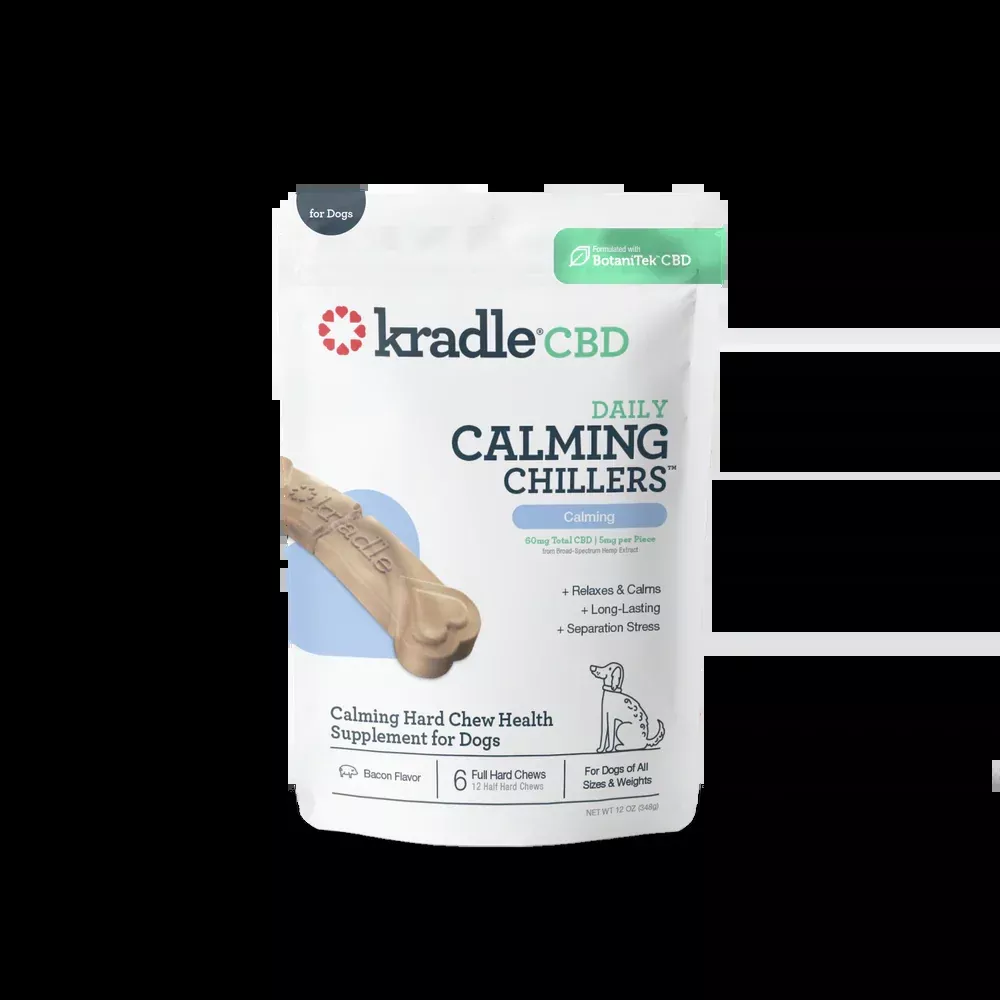 Kradle, Relax Hard Chew, Bacon 6ct