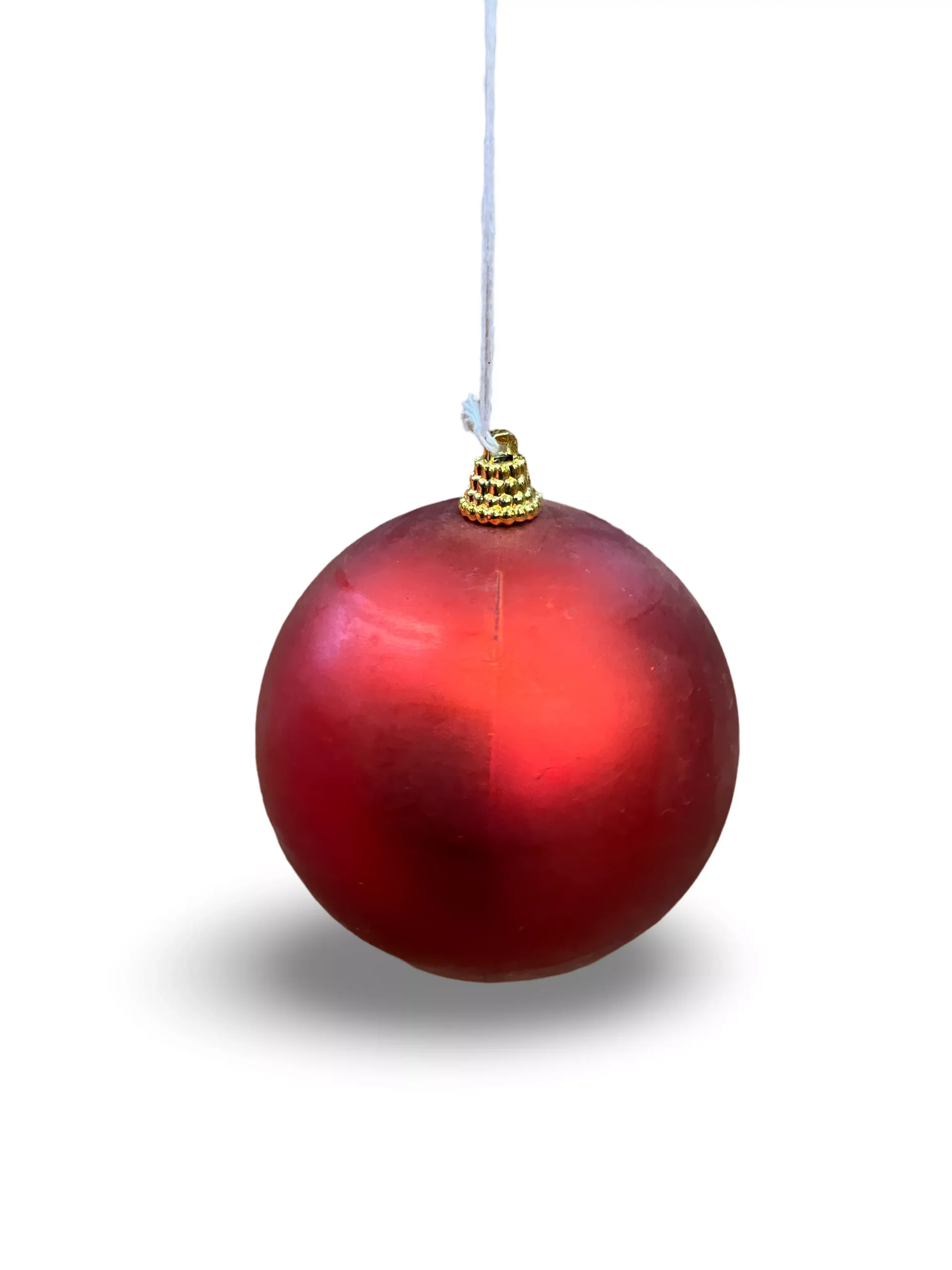 Large Red Round Ornament