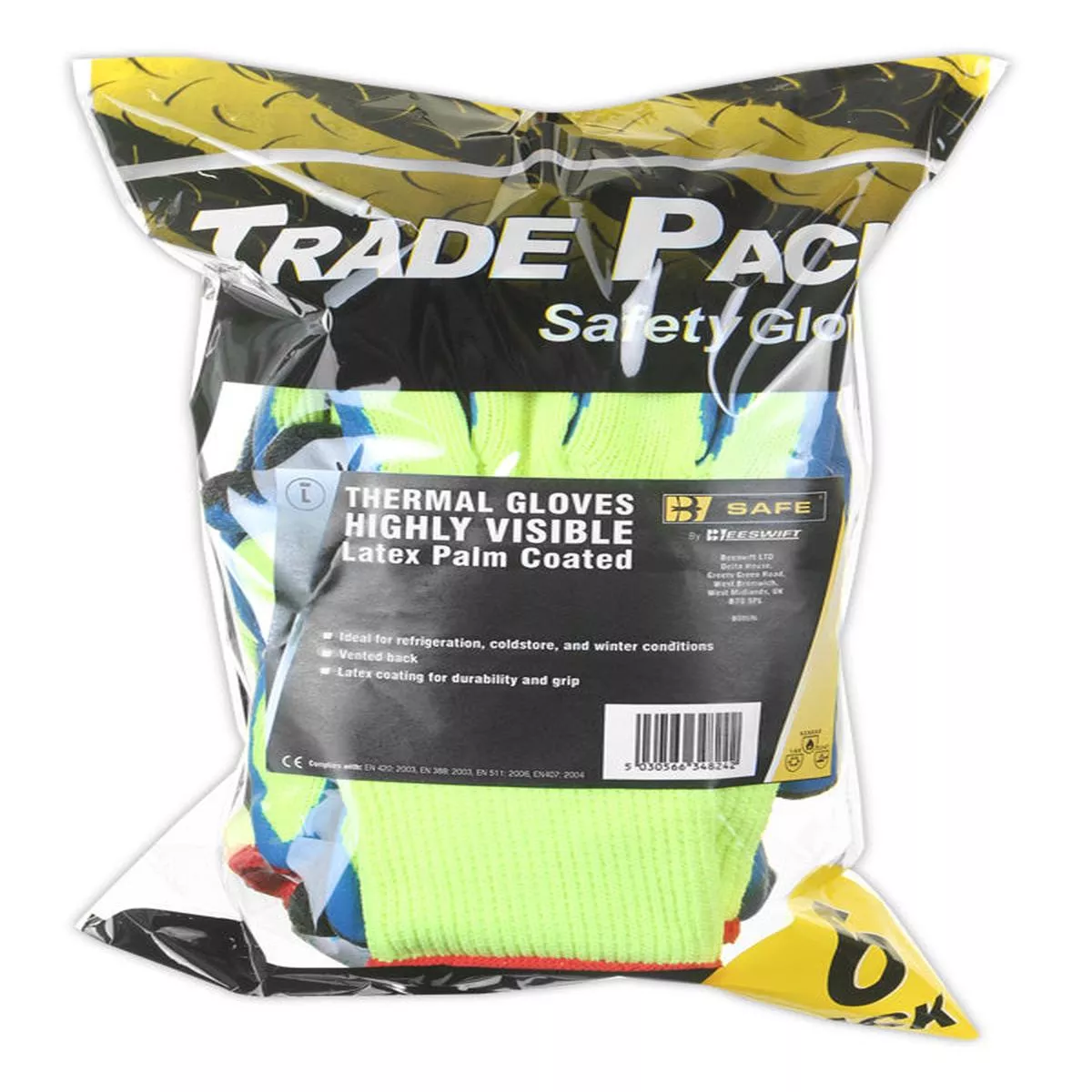 LATEX THERMAL GLOVE – {ALL COLOURS / SIZES} – L