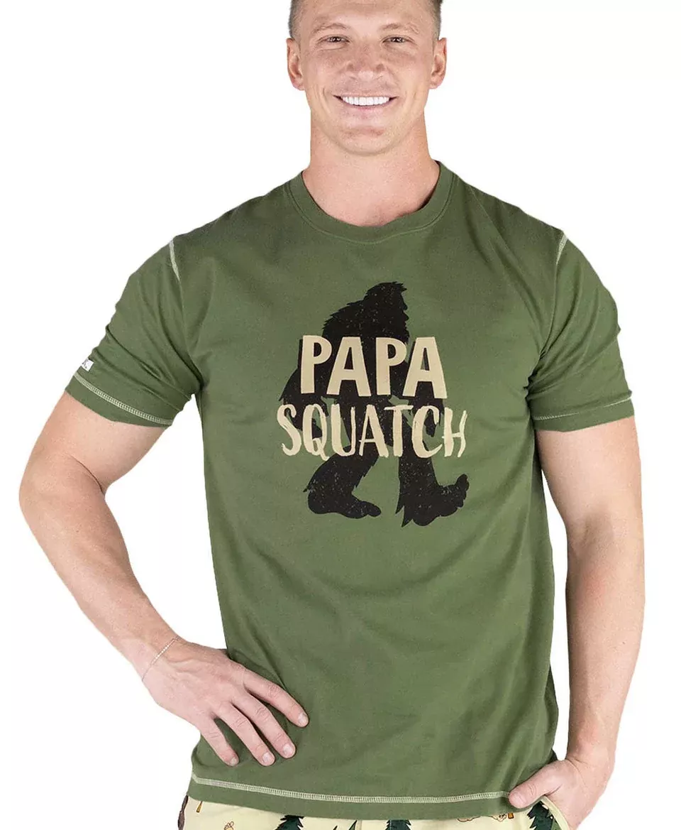 Lazy One - Papa Squatch Men's PJ Tee