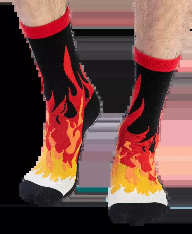 Lazy One - Smokin' Hot Crew Sock