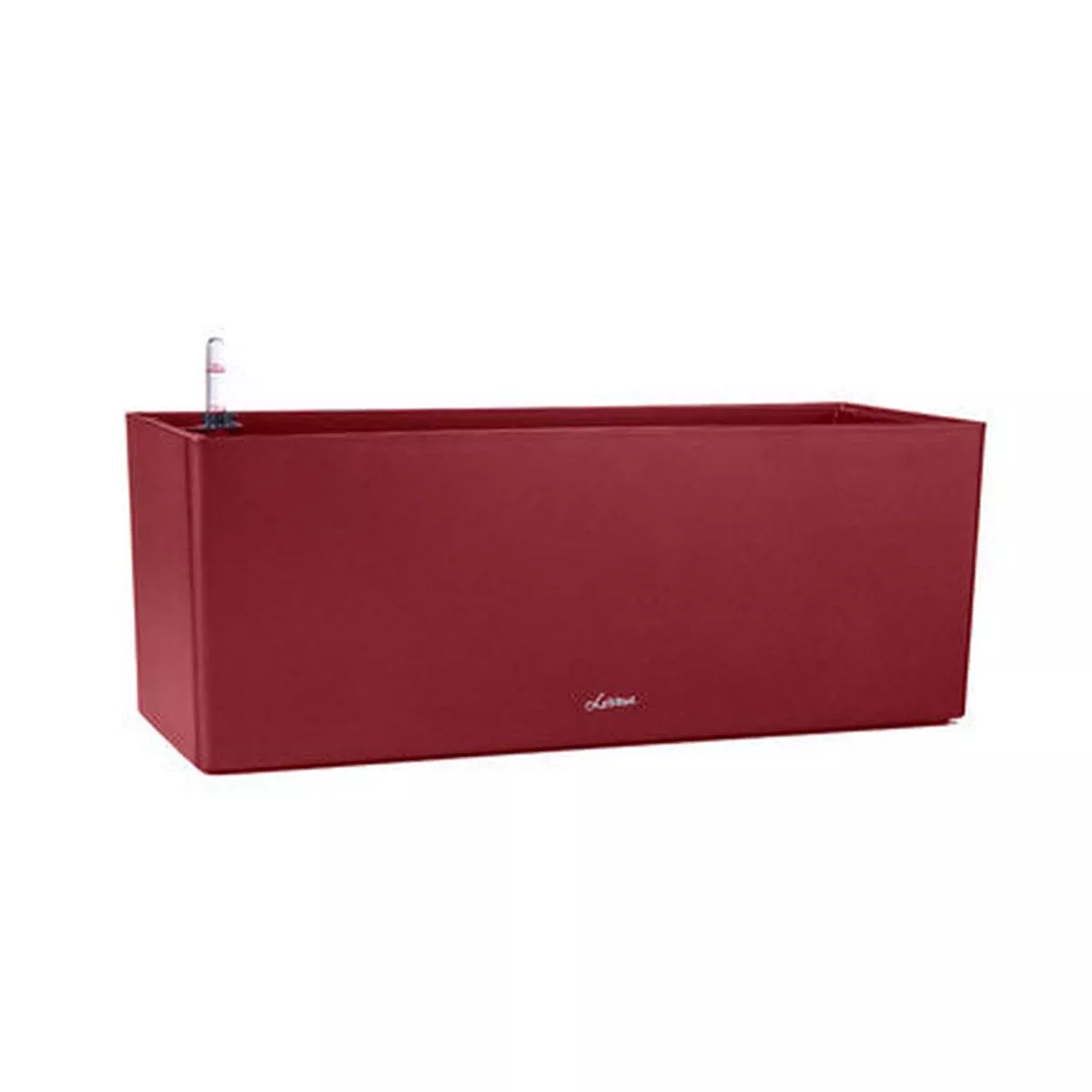 Leizisure Self-Watering Rattan Style Long Planter – Red