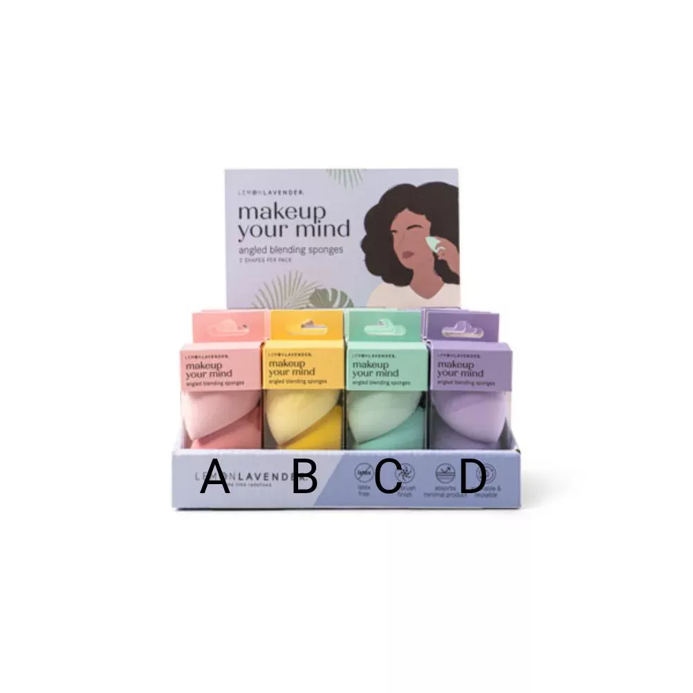 Lemon Lavender Makeup Your Mind Blending Sponge, Assorted Colors