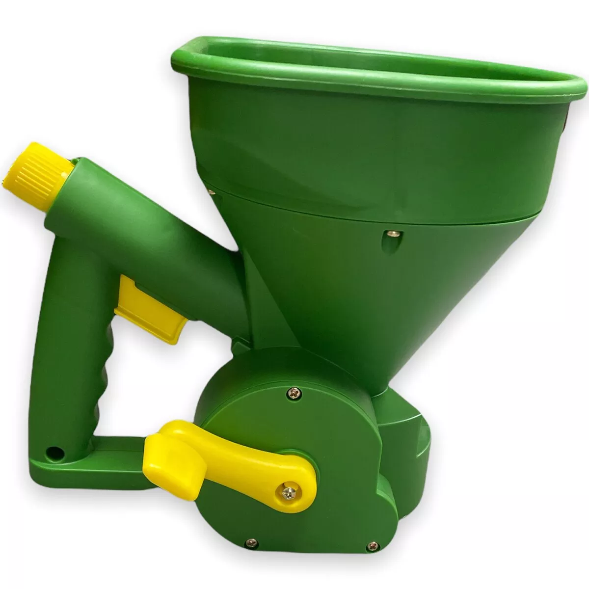 LESCO Hand Crank Hand-Held Granular Spreader - 5 LB Capacity