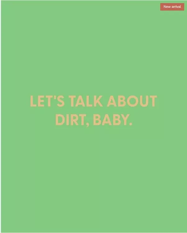 Let's Talk about Dirt Card