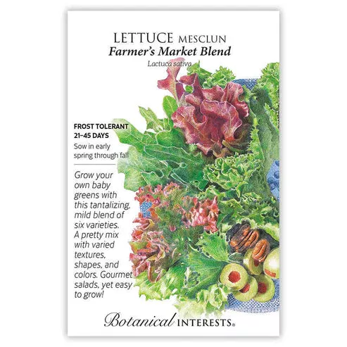 Lettuce Mesclun 'Farmer's Market'