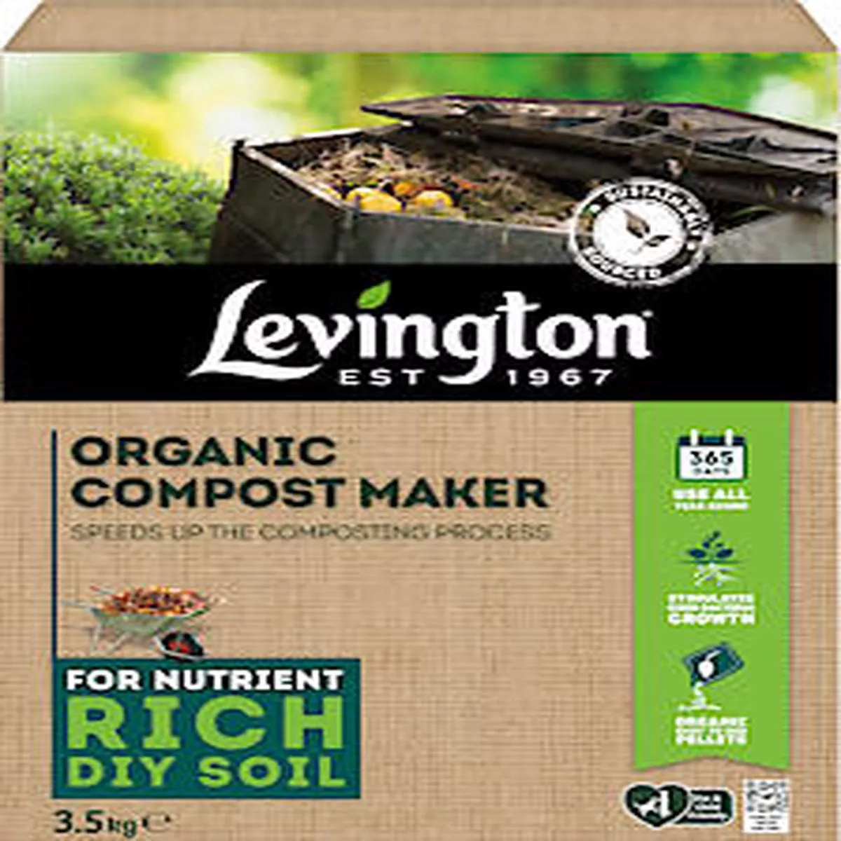 Levington Organic Compost Maker 3.5kg – 1
