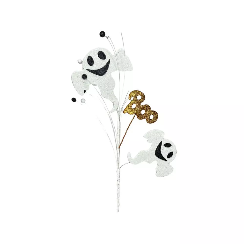 Liberty Floral Glitter Ghost Ball Spray, 28''