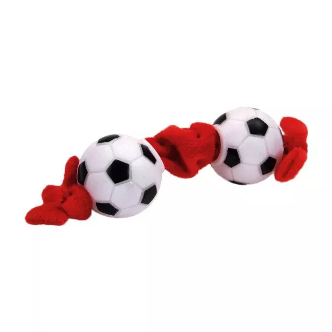 Lil Rascals, Li'l Pals Plush & Vinyl Soccer Ball Dog Toy, 3"