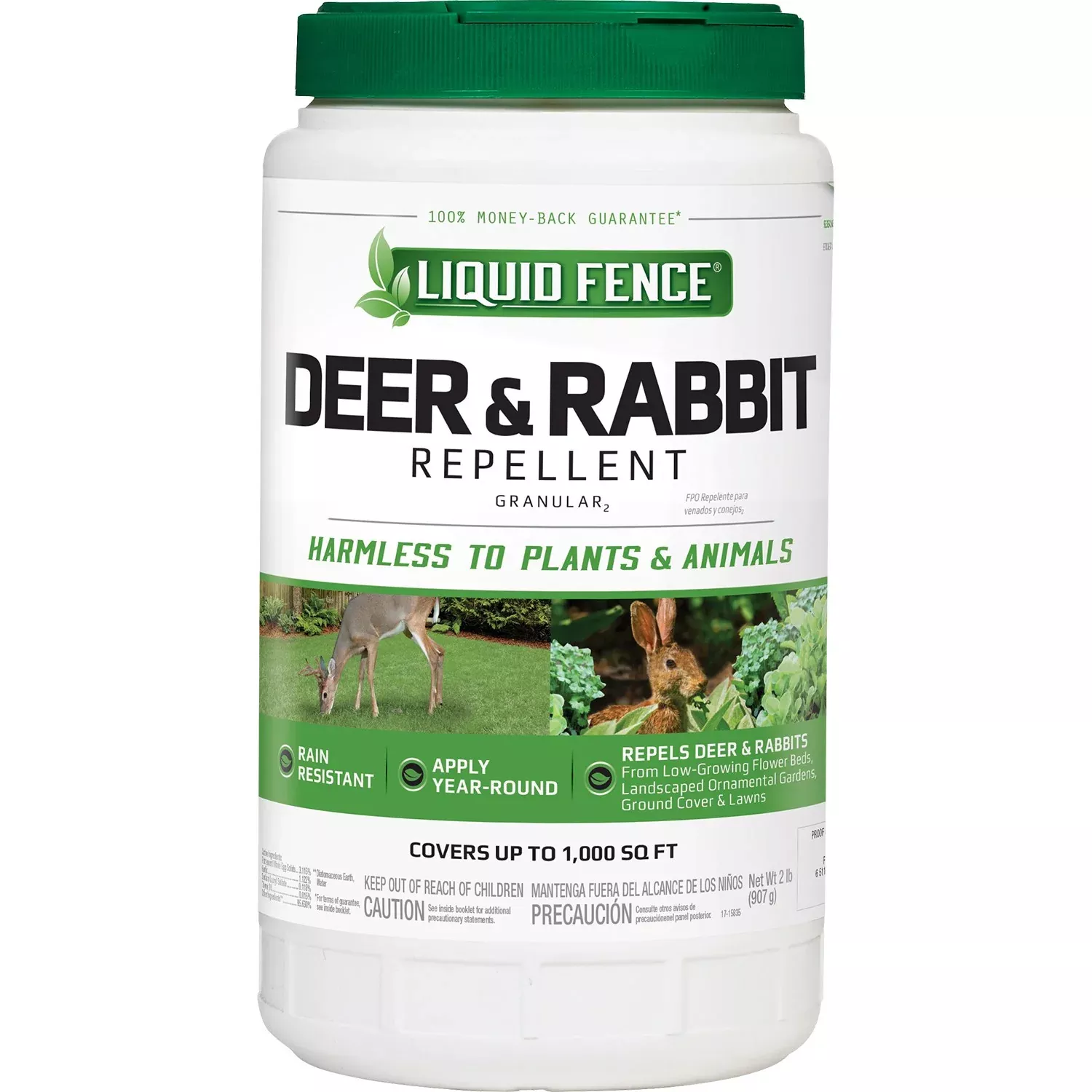 Liquid Fence Deer & Rabbit Repellent - 2lb Granules