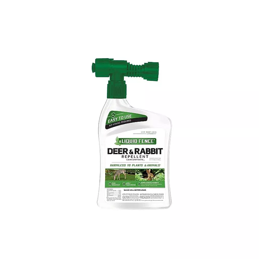 Liquid Fence, Deer and Rabbit Repellent Concentrate, Ready-to-Spray, 32 oz
