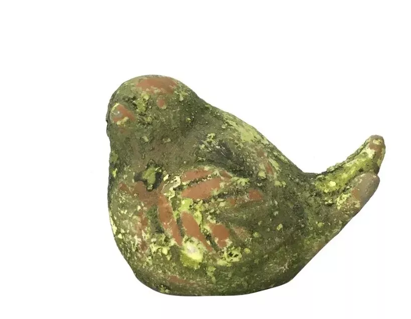 Little Mossy Cement Bird
