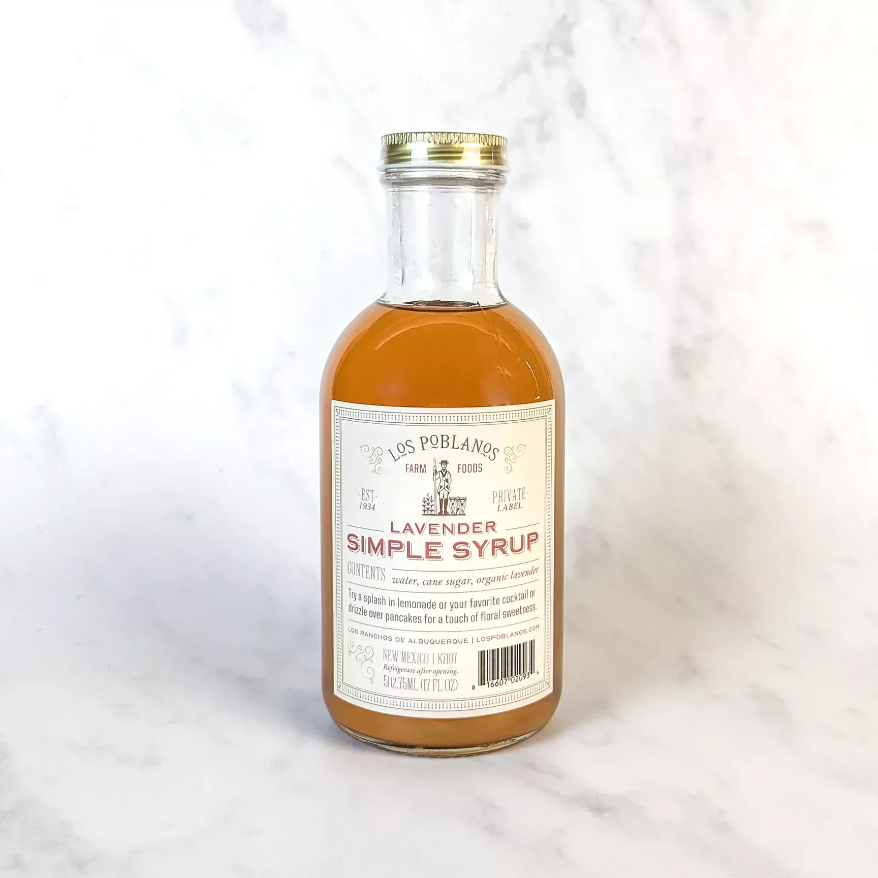 Los Poblanos Lavender Simple Syrup