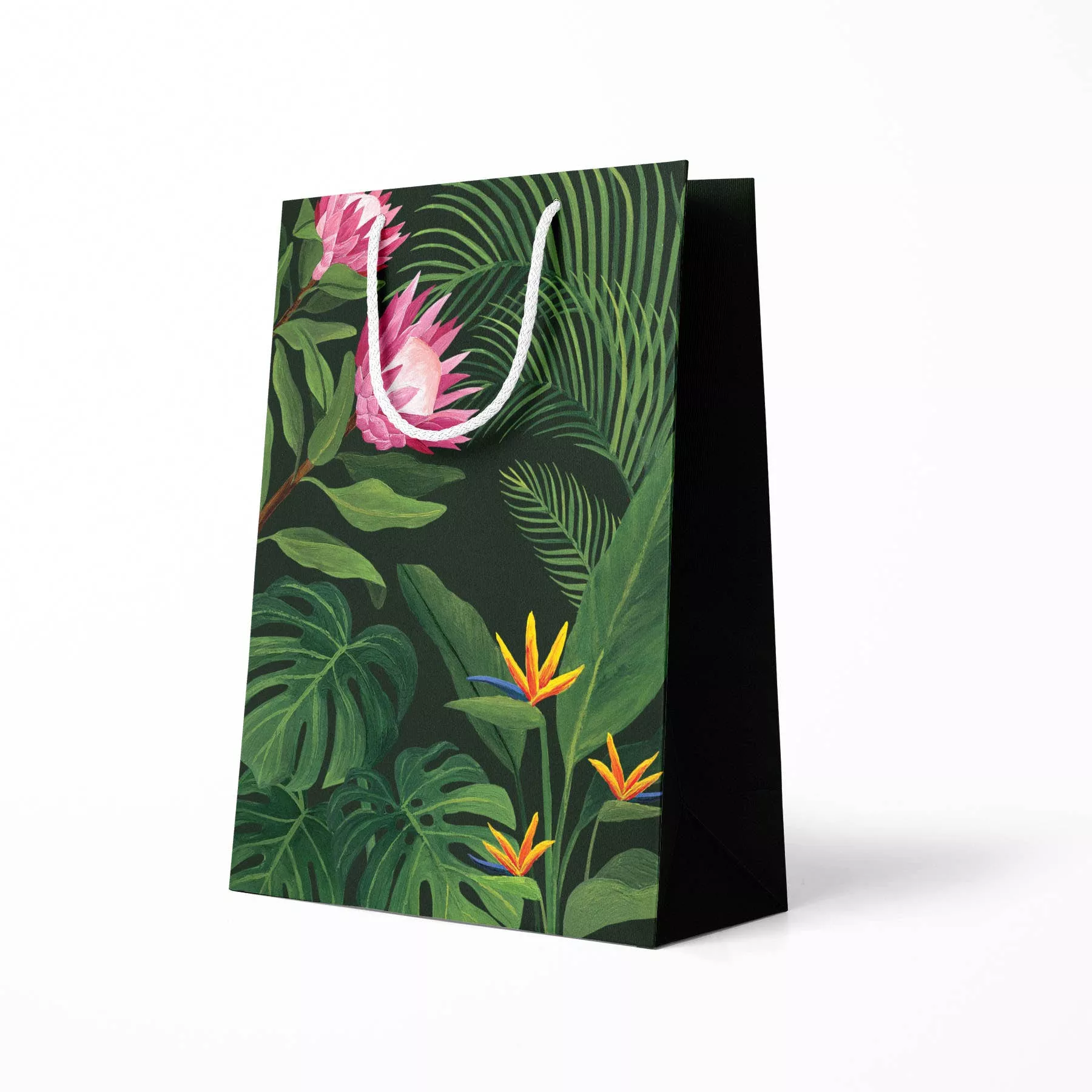 Lush Tropical Floral Gift Bag | Birthday Gift Bag