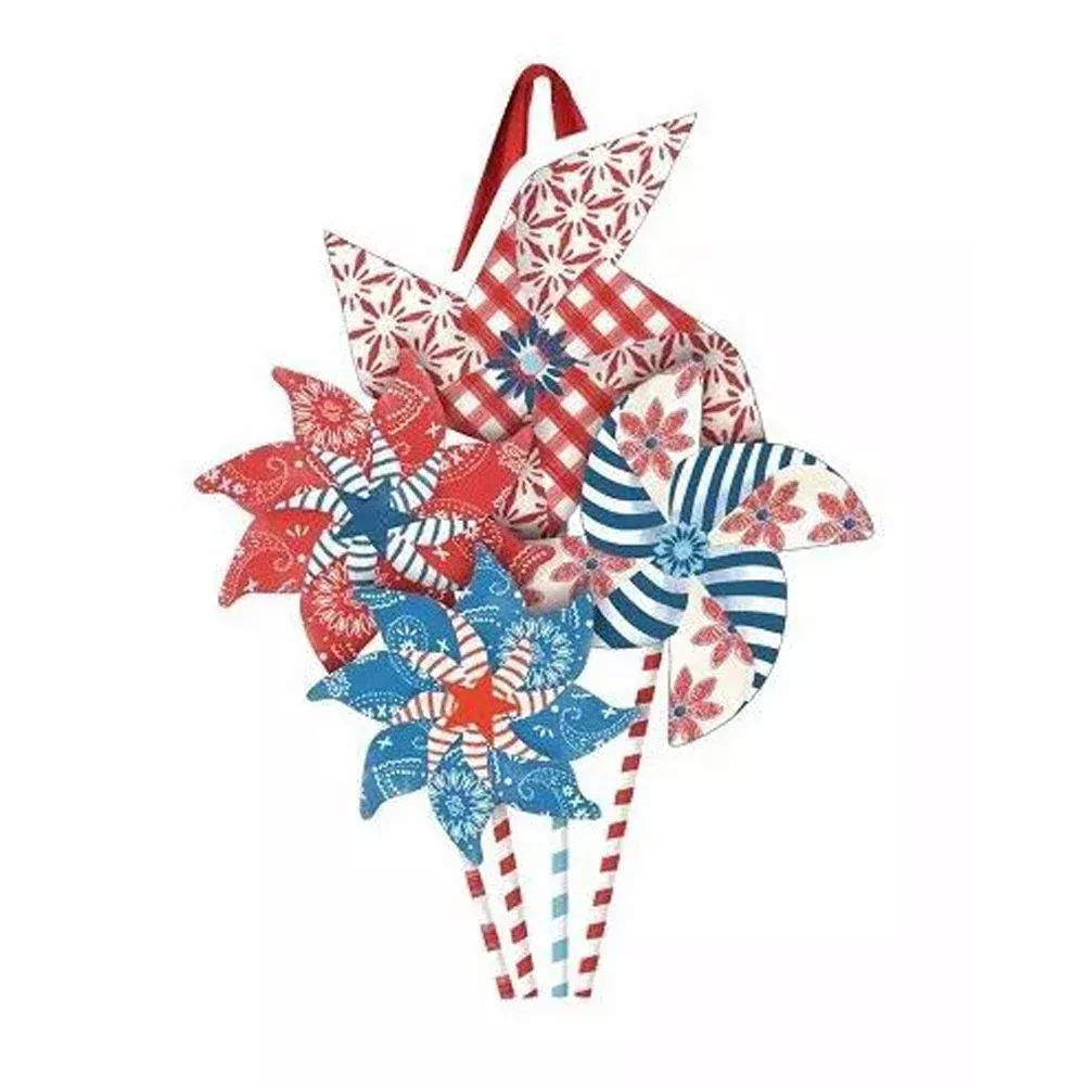 Magnet Works, Patriotic Pinwheels Door Décor