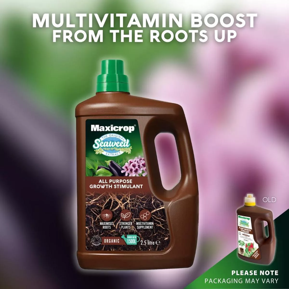 Maxicrop Original Seaweed Extract Organic Plant Growth Stimulant 2.5L – 4