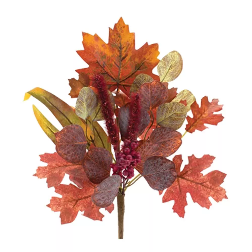 Melrose International, Mixed Fall Leaf Pick, 16"