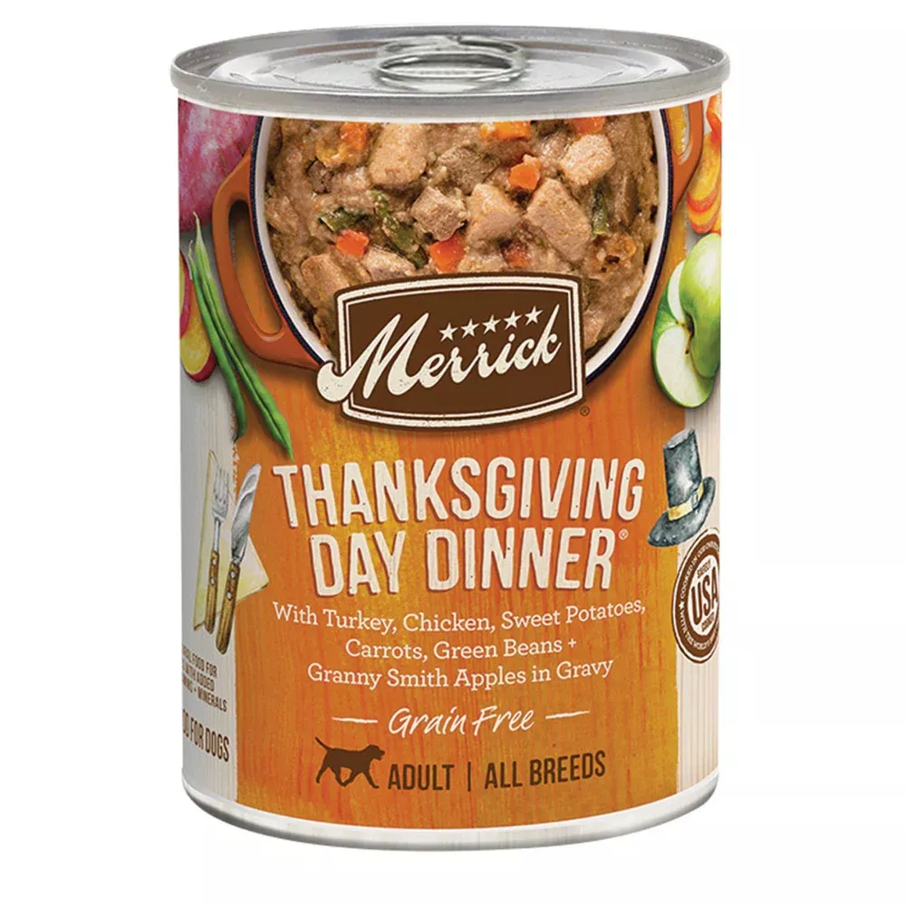 Merrick, Dog Thanksgiving Dinner, 13.2 oz.