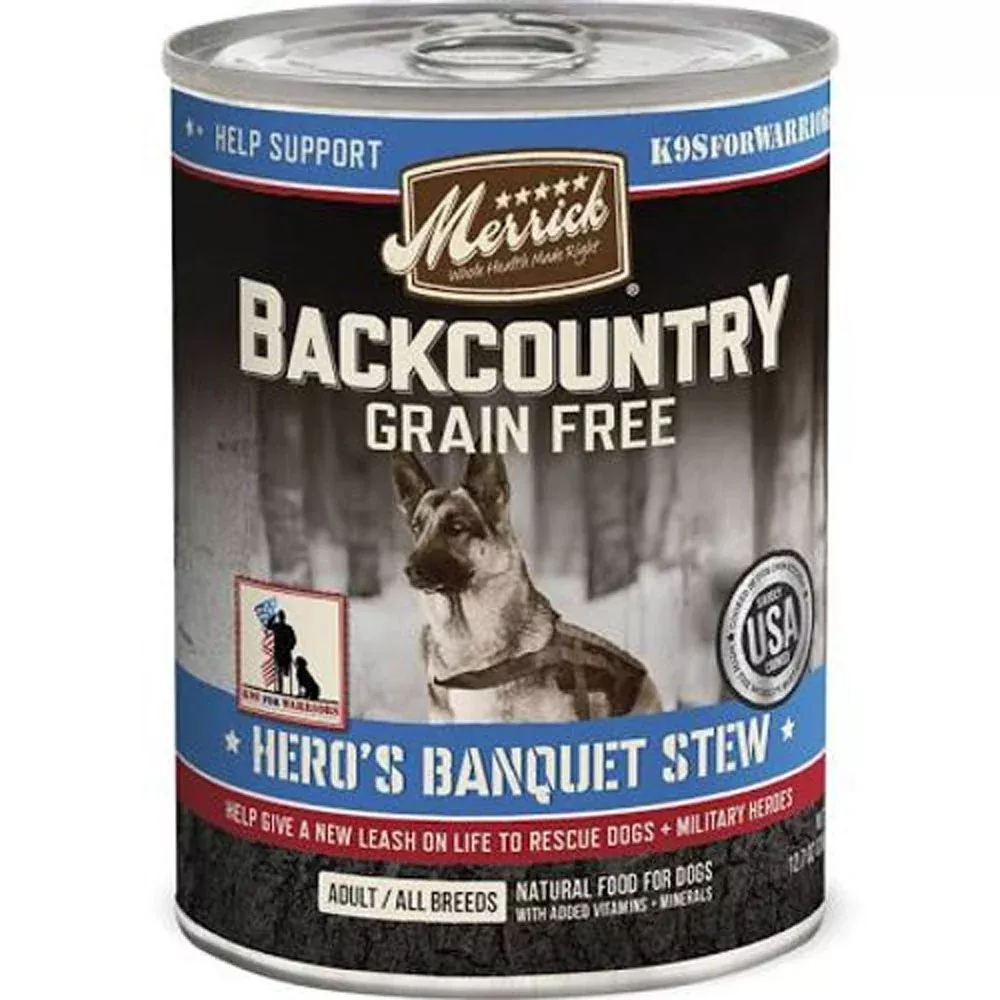 Merrick, Hero's Banquet, 12.7 oz. Can