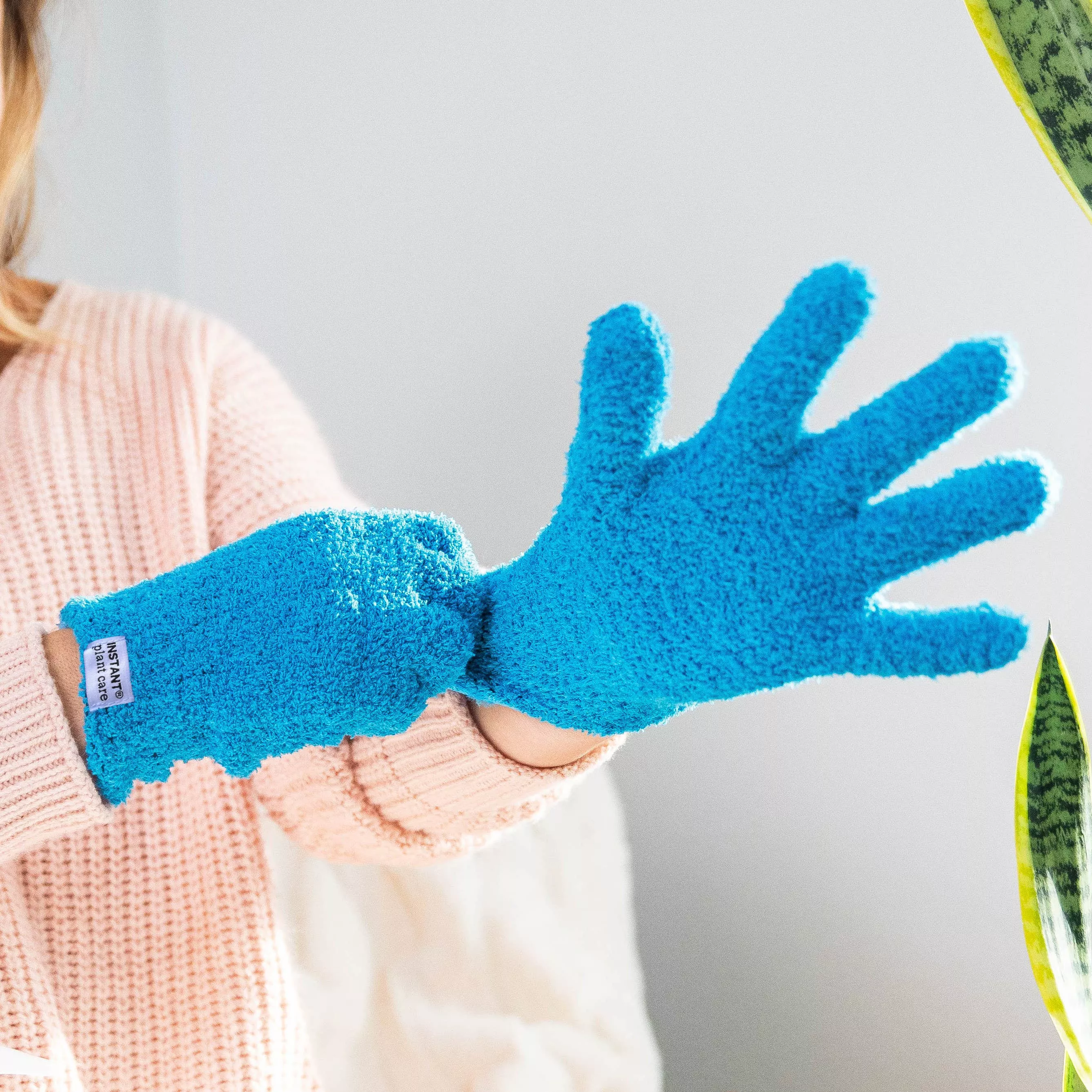 Micro-Fiber Gloves for Cleaning Houseplants + Indoor Gardens