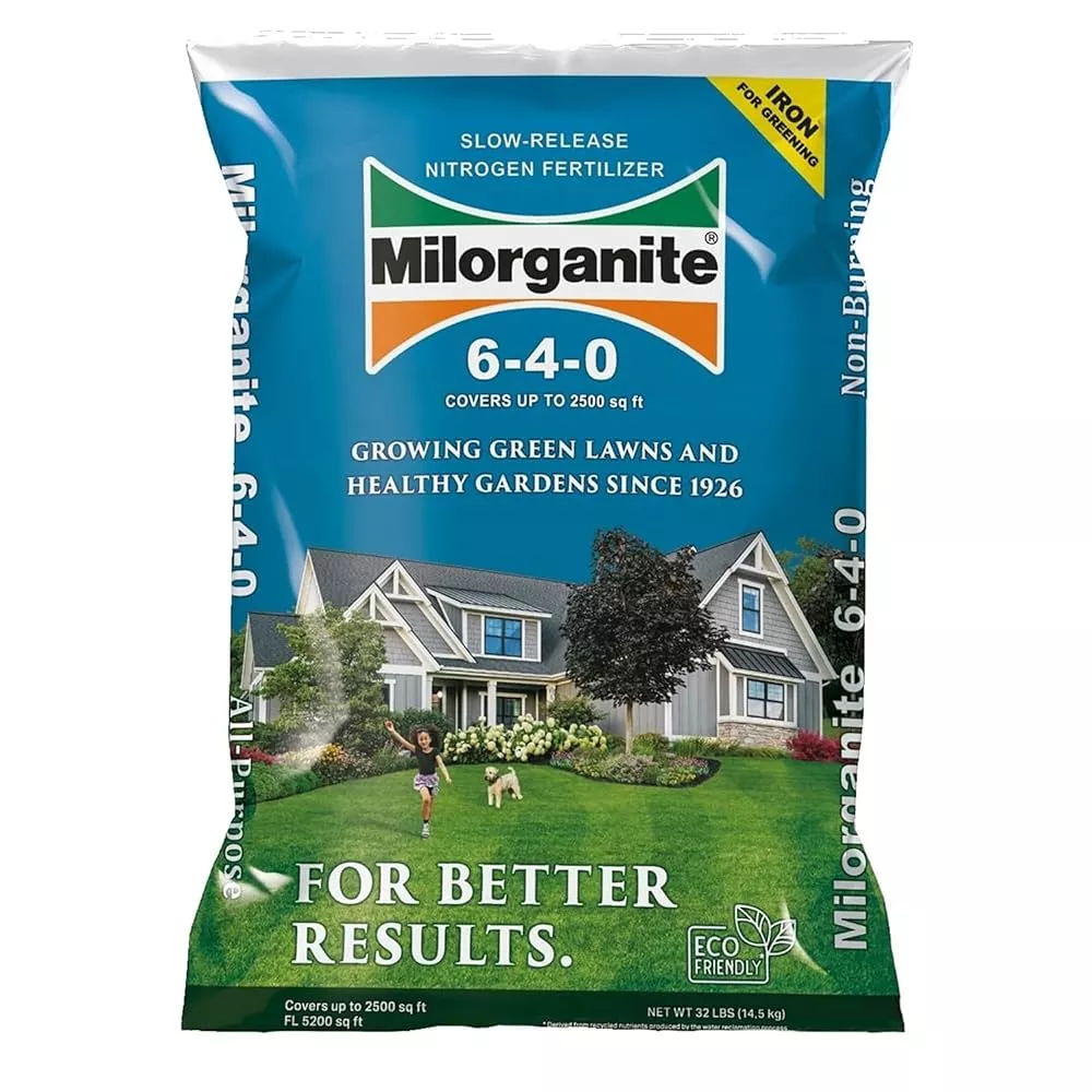 Milorganite6-4-0 Slow Release Fertilizer 32 lb.