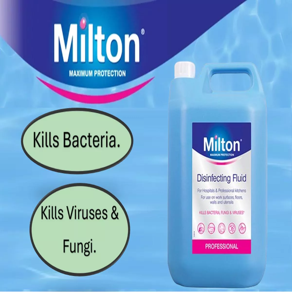 Milton Professional Disinfecting Fluid – 5L – 6