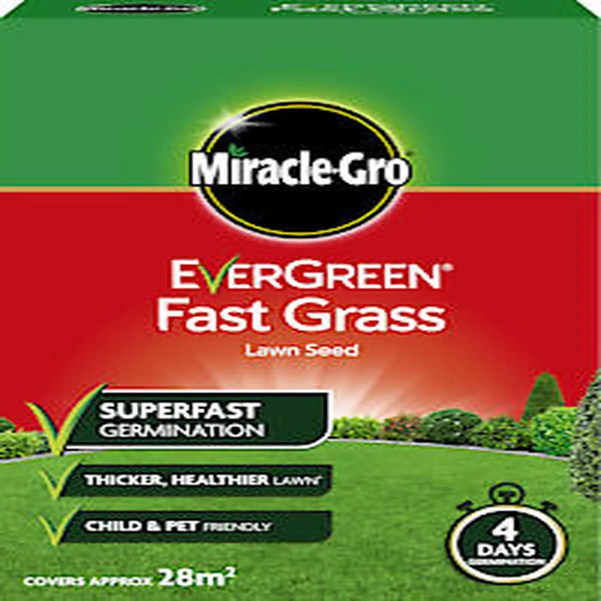 Miracle Gro Fast Grass Seed | 1 x 840g Box