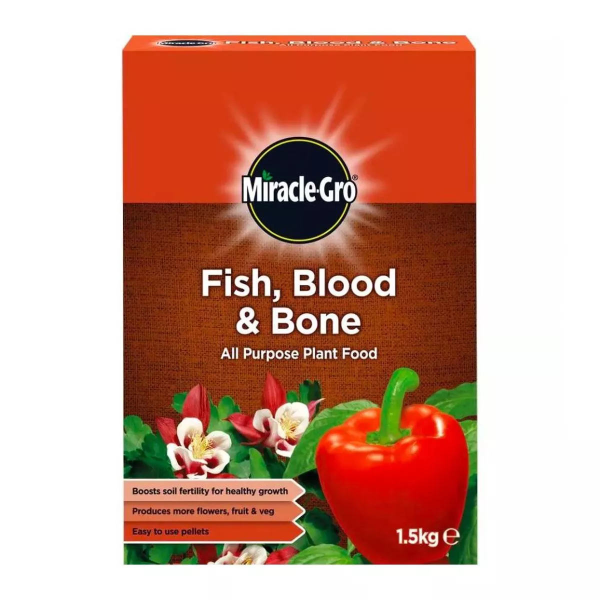 Miracle-Gro Fish, Blood & Bone All Purpose Plant Food 1.5kg – 3