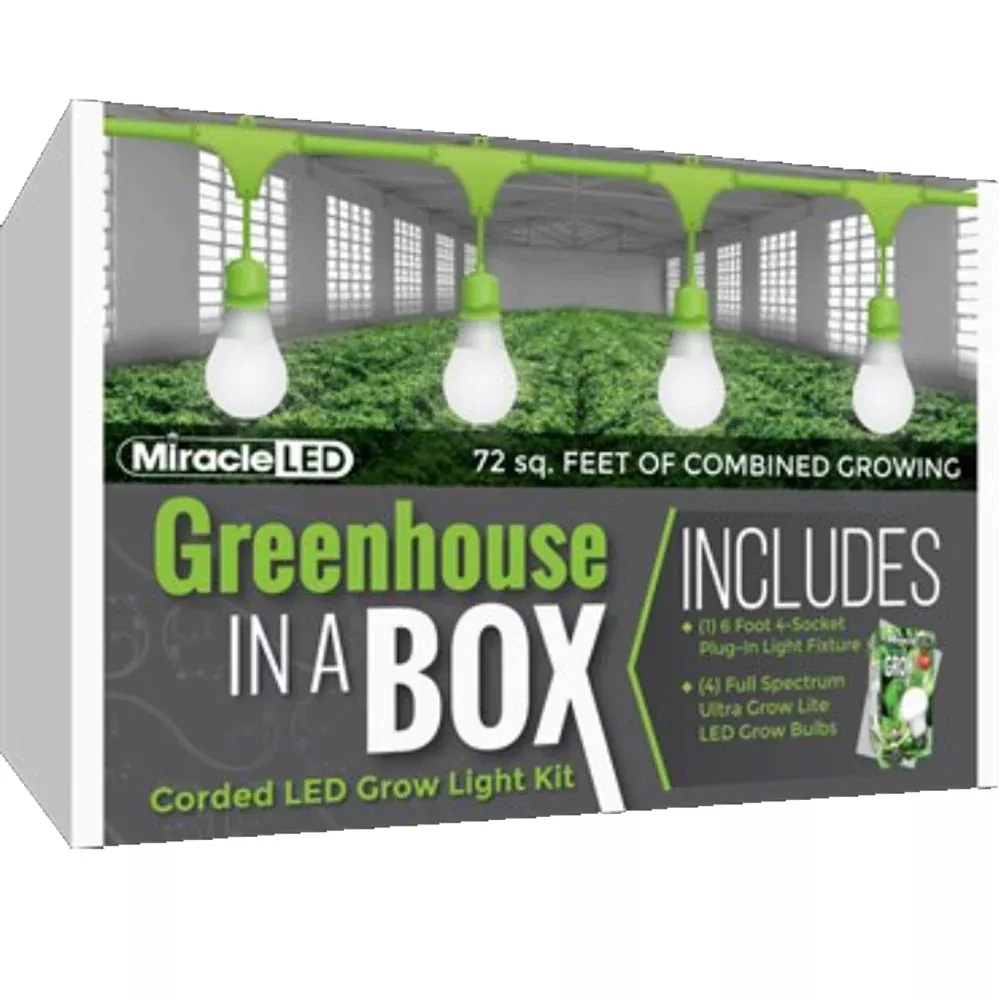Miracle LED, Greenhouse in a Box LED Grow Light Kit