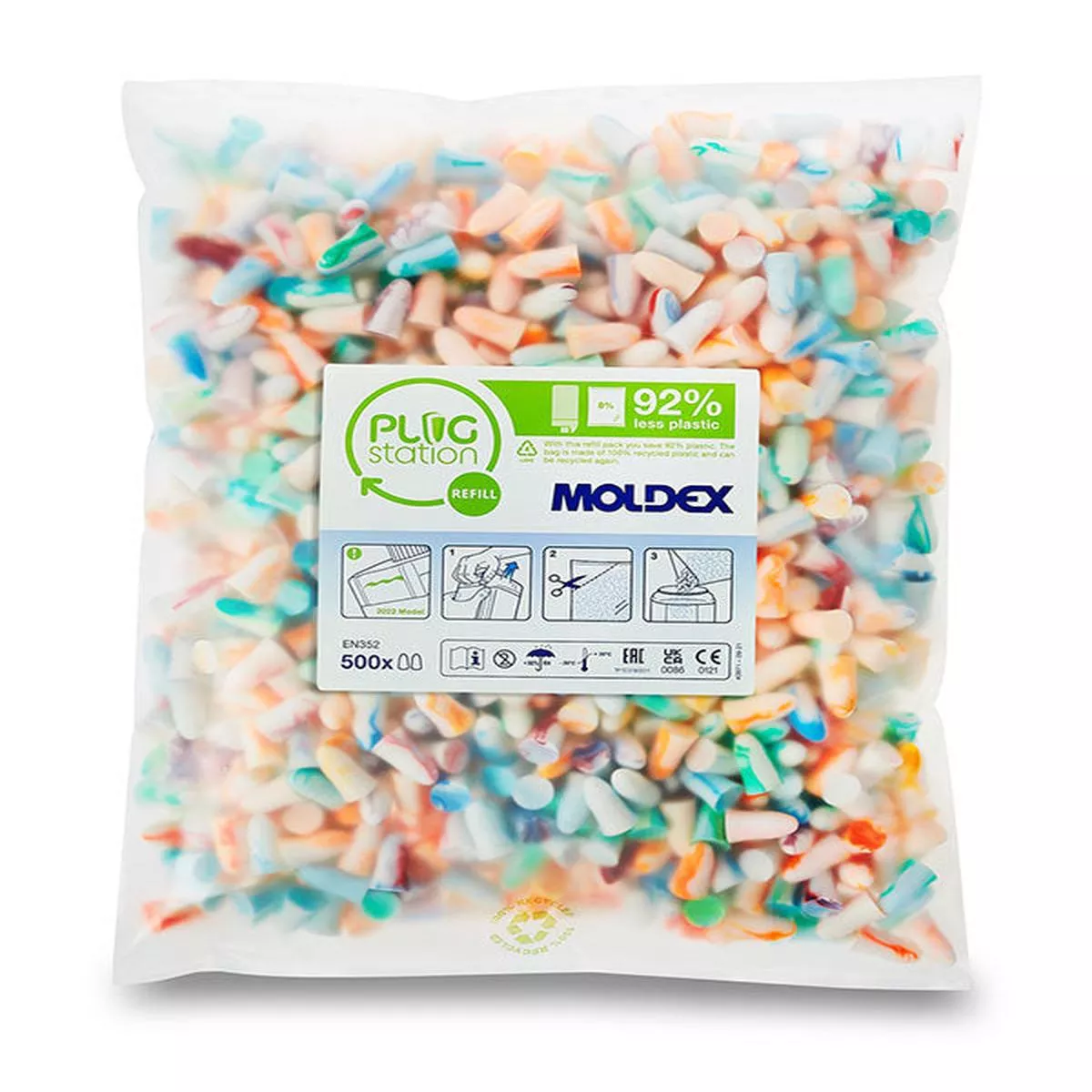 Moldex 7860 Sparkplug 500 Refill Pack – Default Title