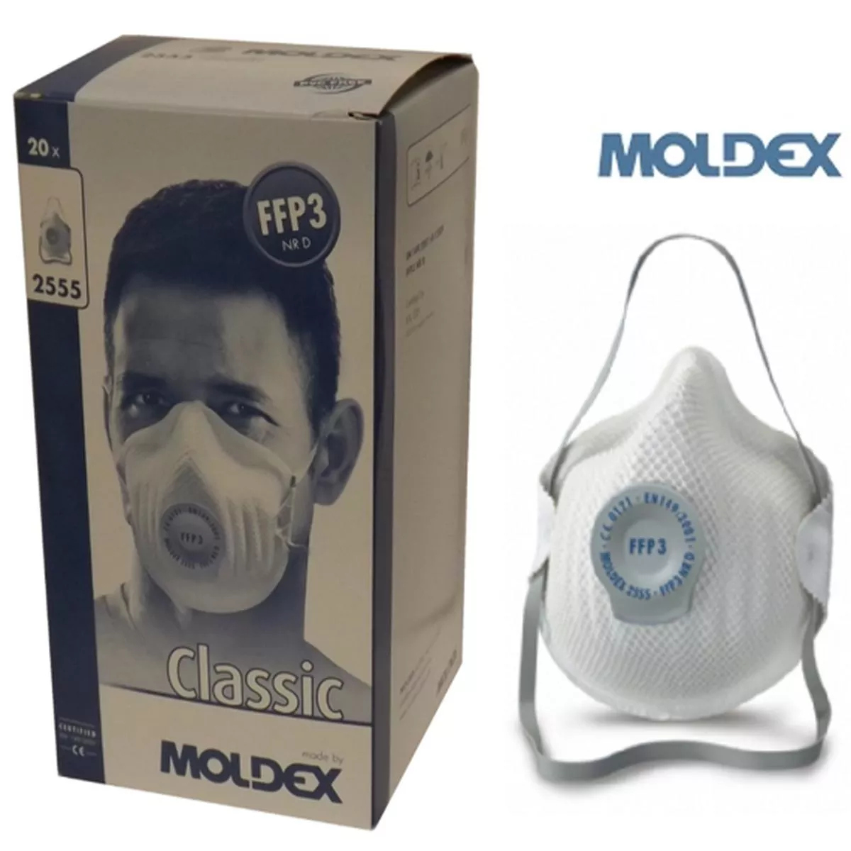 Moldex Respirator Mask (2555) x 20 – Default Title