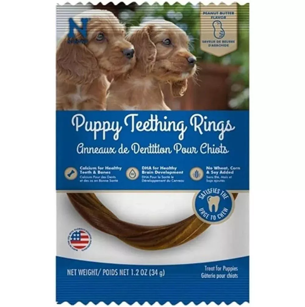 N-Bone, Puppy Teething Ring, Peanut Butter