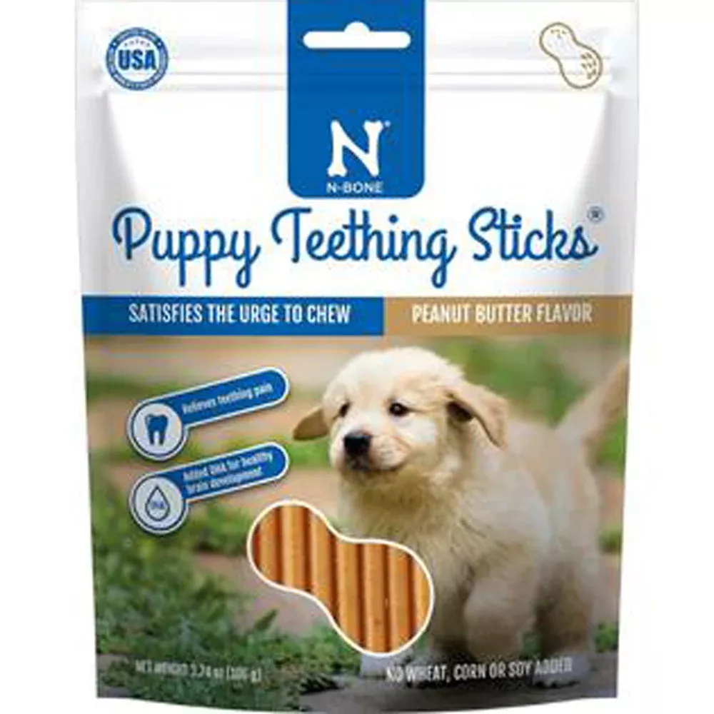 N-Bone, Puppy Teething Sticks, 3.74 oz.