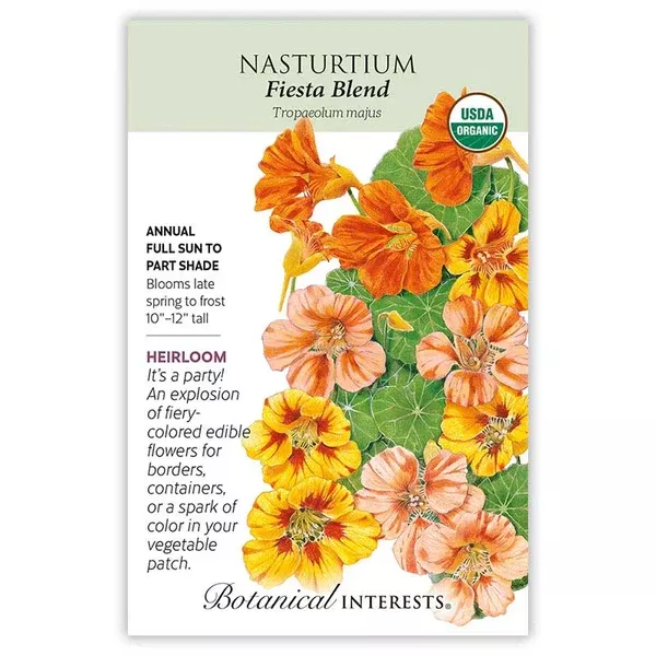 Nasturtiums seeds 'Fiesta Blend'