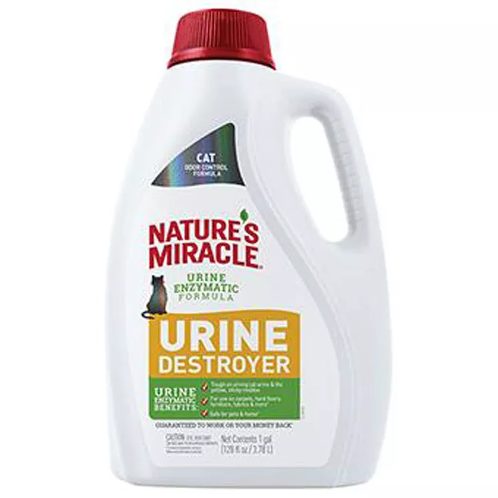 Nature's Miracle, Urine Destroyer Plus For Cats, 128 oz.