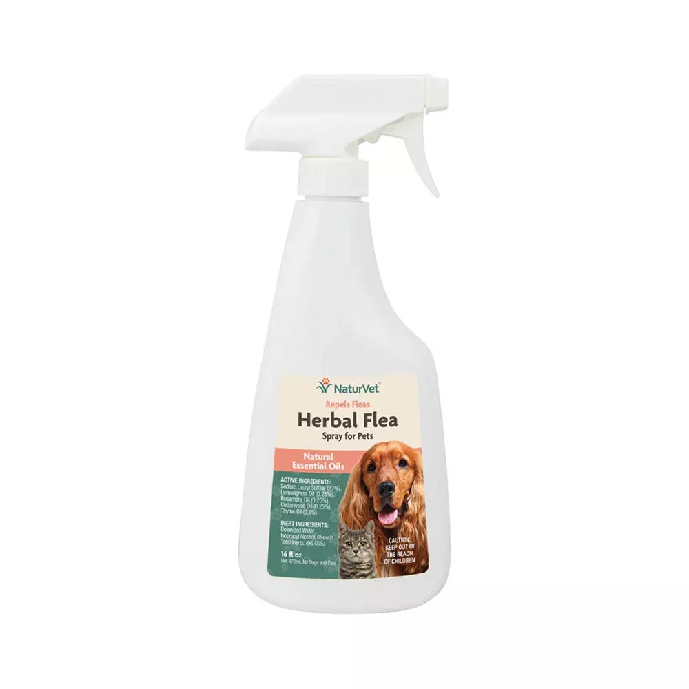 Naturvet Herbal Flea Spray, 16 oz