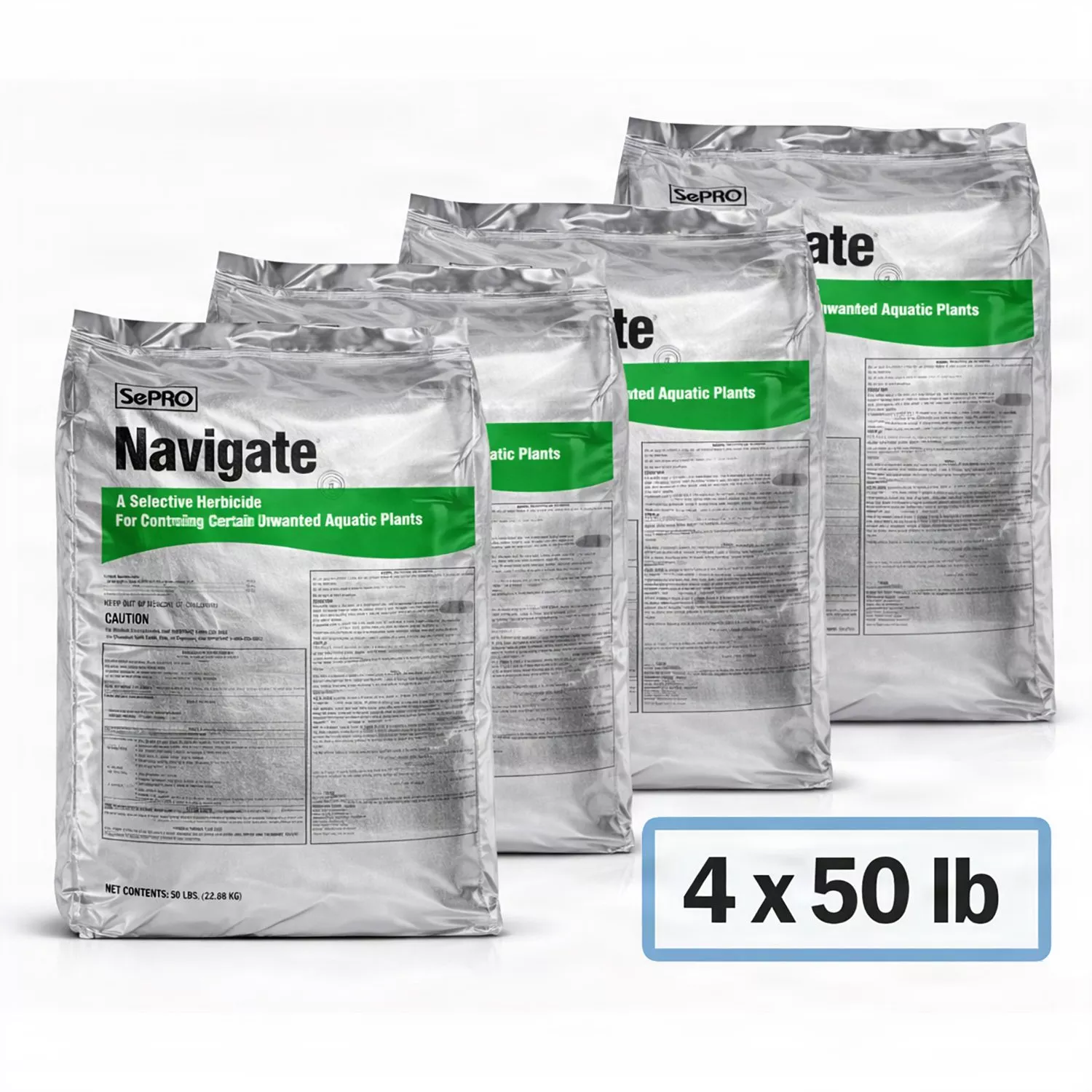 Navigate Granular Herbicide 4-Pack of 50 lb Bags, 200 lb Total